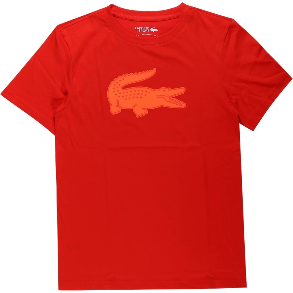 Lacoste Sport 3 Print Crocodile Breathable Jersey T-Shirt